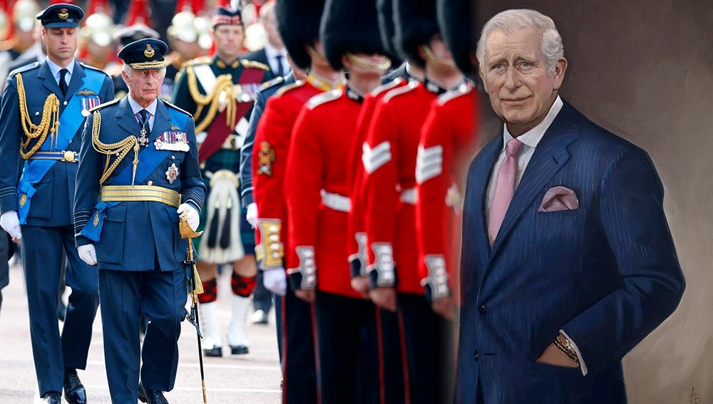 İngiltere Hükümdarı Charles’ın birinci portresinin tanıtımı yapıldı