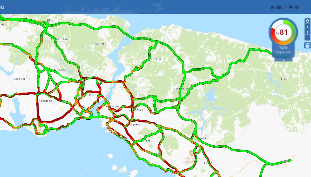 İstanbul trafiğinde “tatil” yoğunluğu: Yüzde 81’e yükseldi