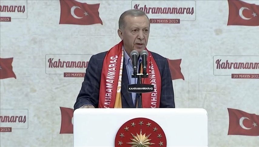 Cumhurbaşkanı Erdoğan Kahramanmaraş’ta konuşuyor
