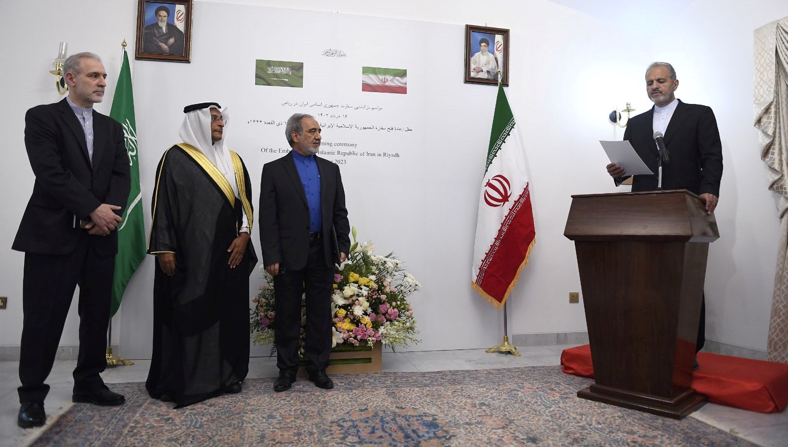İran’ın Riyad Büyükelçiliği 7 yılın akabinde yine açıldı