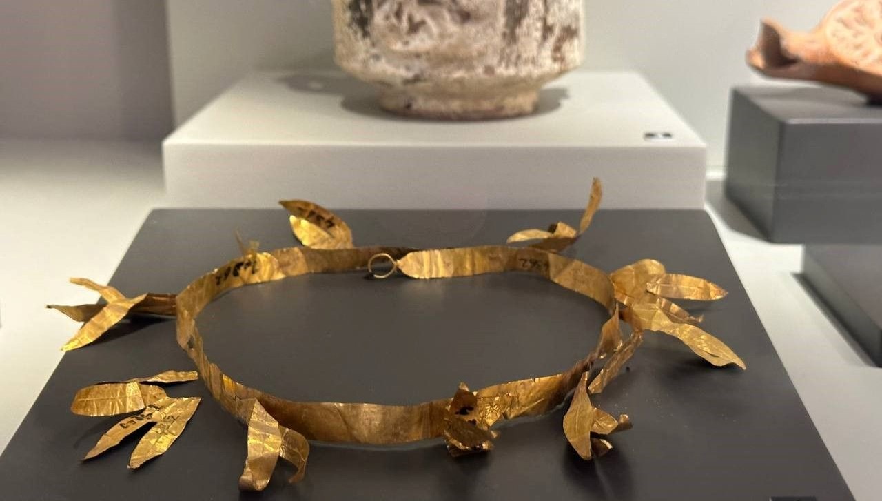 Roma valisinin 2 bin yıllık altın tacı İznik Müzesi’nde sergileniyor