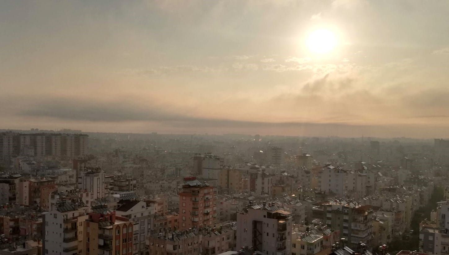 Antalya’yı nem bulutları kapladı