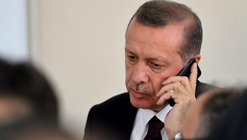 Cumhurbaşkanı Erdoğan, İngiltere Başbakanı ile telefonda görüştü