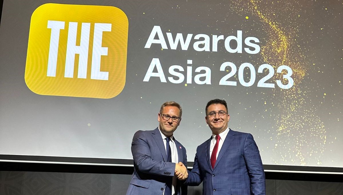 THE Awards Asia 2023’te İzmir Yüksek Teknoloji Enstitüsü ve Rektör Prof. Dr. Yusuf Baran’a ödül
