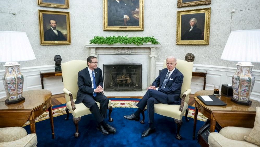 ABD Lideri Biden, İsrail Cumhurbaşkanı Herzog’u Beyaz Saray’da ağırladı